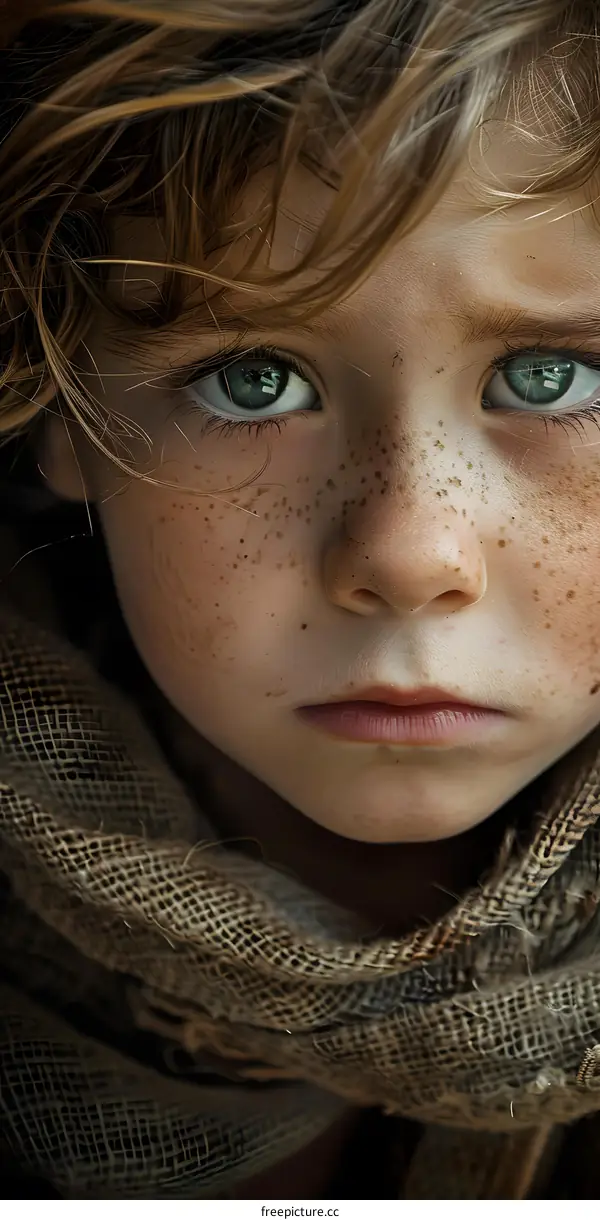 Freckled Boy凝视