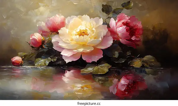 Beautiful Blossoms and Reflections