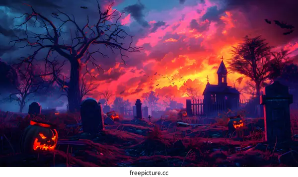 Halloween Pumpkin Church