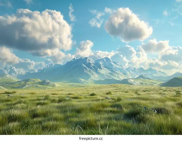 Majestic Mountain Ranges with Serene Rivers