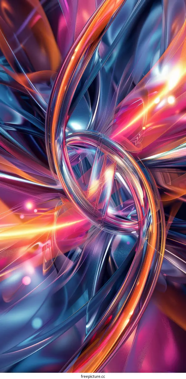 Abstract Colorful Geometric Design