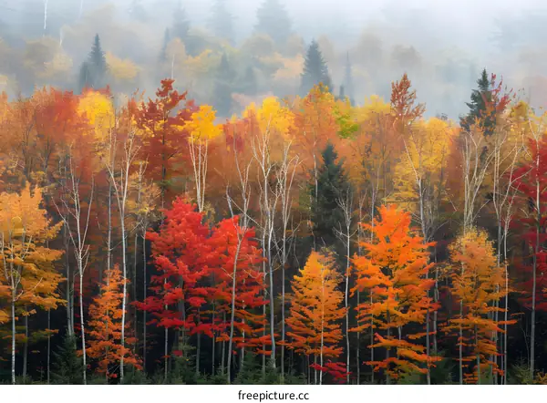 Autumn Colors in the Forest