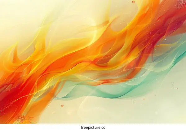 Burning Flame: A Symphony of Color and Passion