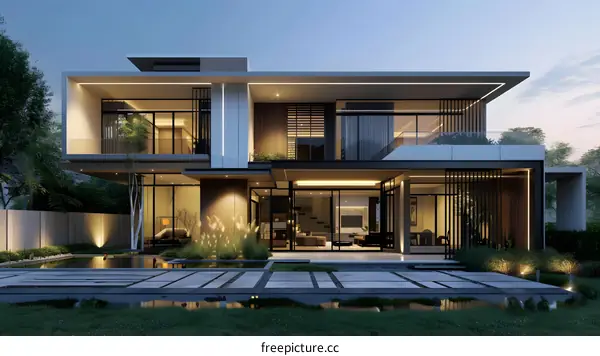Modern Architecture Design with Minimalist Style