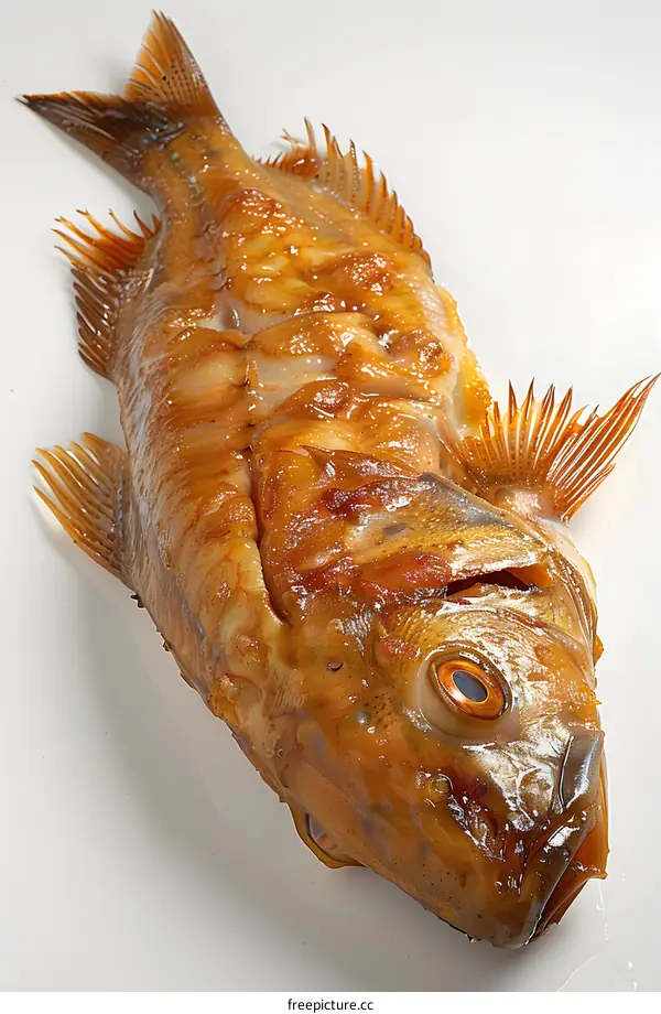 Close-up of a red scorpionfish