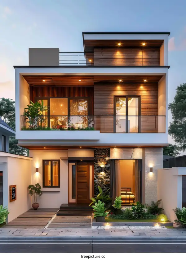 Modern Townhouses with Lush Gardens in Gated Community