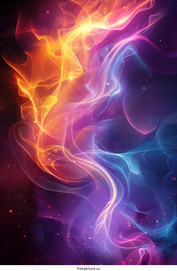 Seven Colors Flames