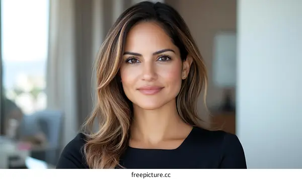 Confident Woman Portrait in Professional Setting