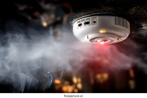 Smoke Detector Alerting System Indoor