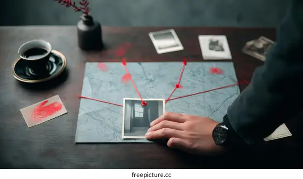 Crime Scene Investigation Evidence Map