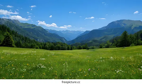 mountain valley meadow