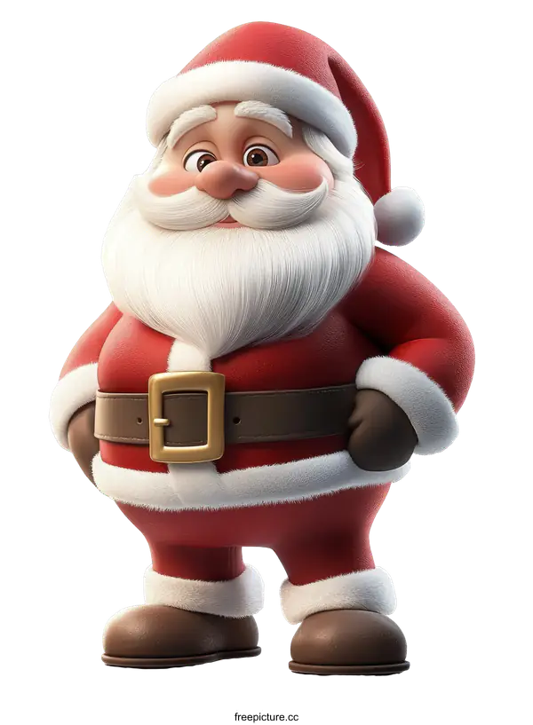 [Transparent Background PNG]Cartoon Santa Claus Illustration