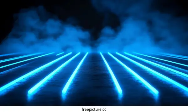 Neon Light Abstract Background