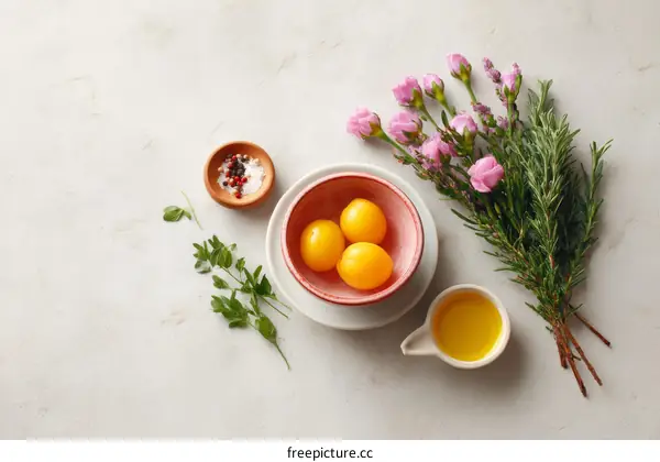 Fresh Food Ingredients for a Delicious Dish