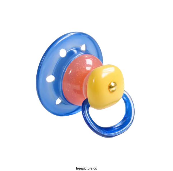 [Transparent Background PNG]Baby Pacifier Colorful Design