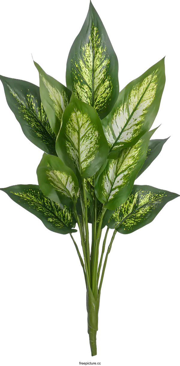 [Transparent Background PNG]Green Leaves Artificial Plant Bouquet