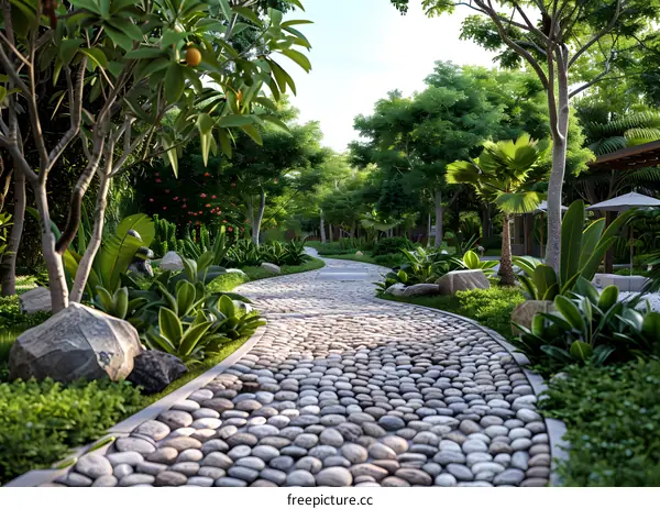 Garden landscape design renderings