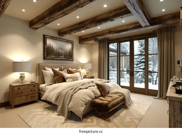 A cozy and comfortable bedroom