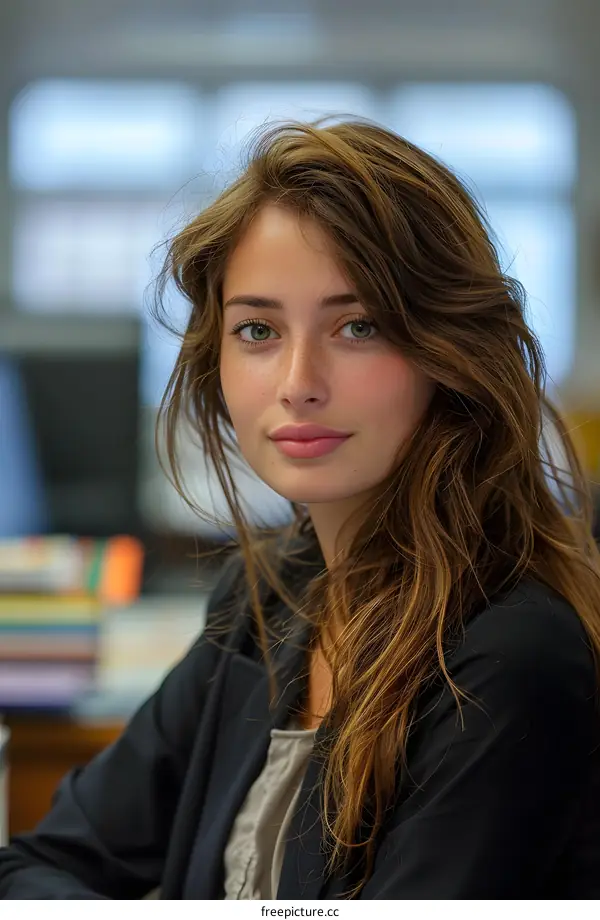 portrait of a beautiful young woman