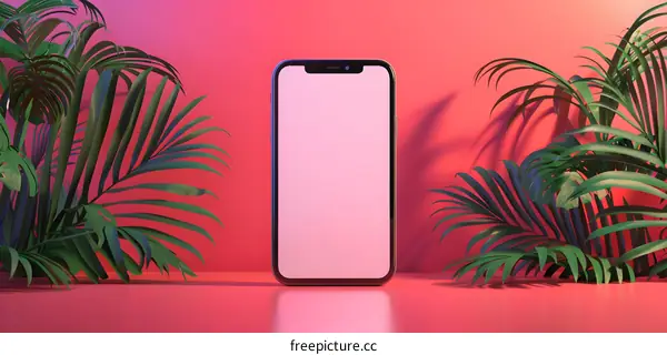 Tropical Phone Mockup