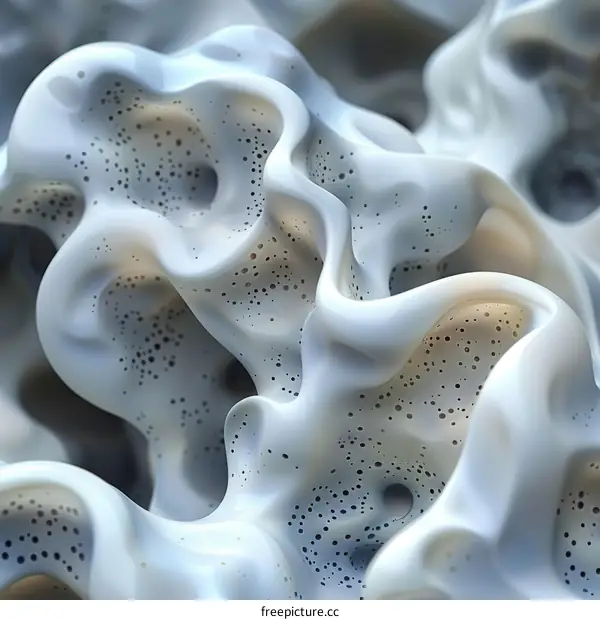 Abstract organic forms generated by neural networks