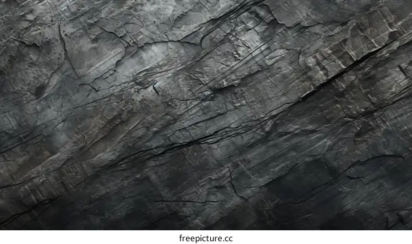 Black and Grey Rock Texture Background