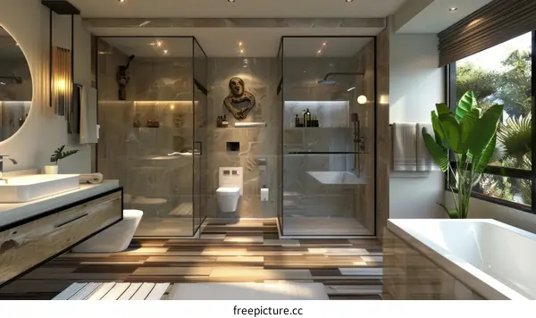 Modern Luxurious Bathroom Interior Design