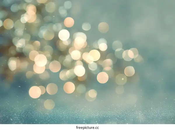 Abstract Bokeh Background with Glitter