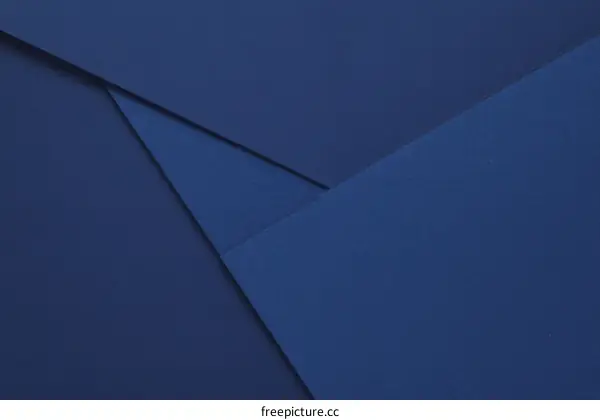 Abstract Geometric Indigo Color Block Design