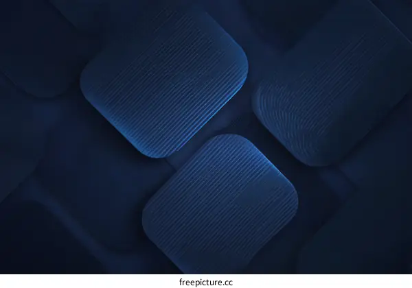 Abstract Dark Blue Geometric Shapes Background