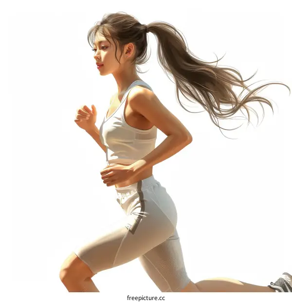 girl running