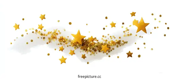 Golden Stars Festive Decoration