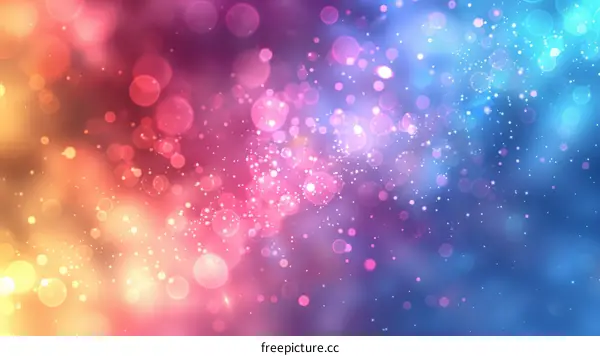 Colorful bokeh background