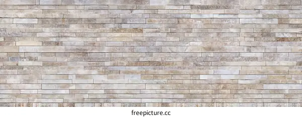 Beige Stone Veneer Wall Texture Background