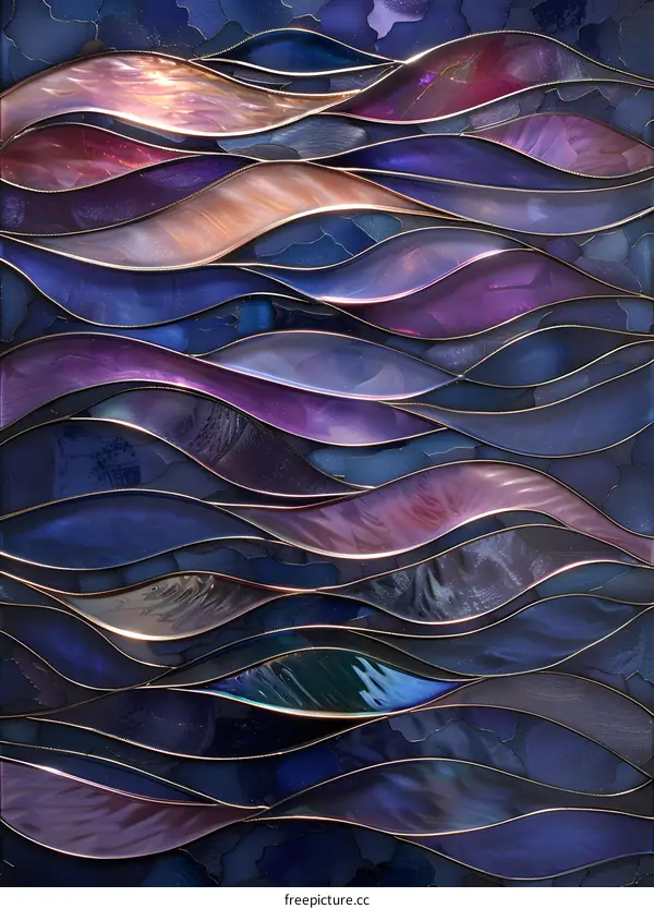 Abstract Waves Background Texture