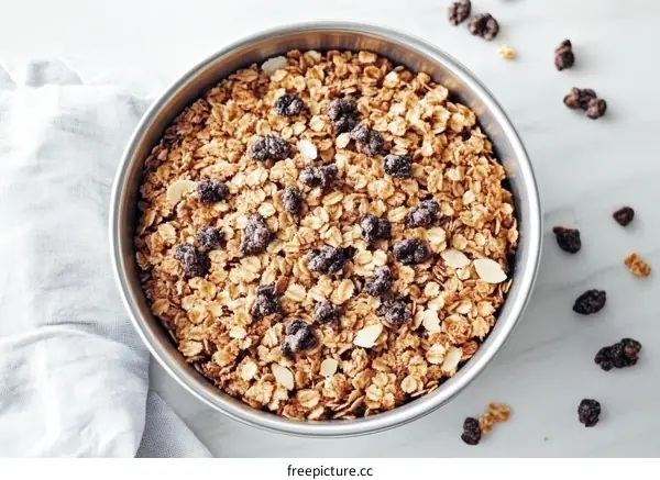 Healthy Granola in a Bowl