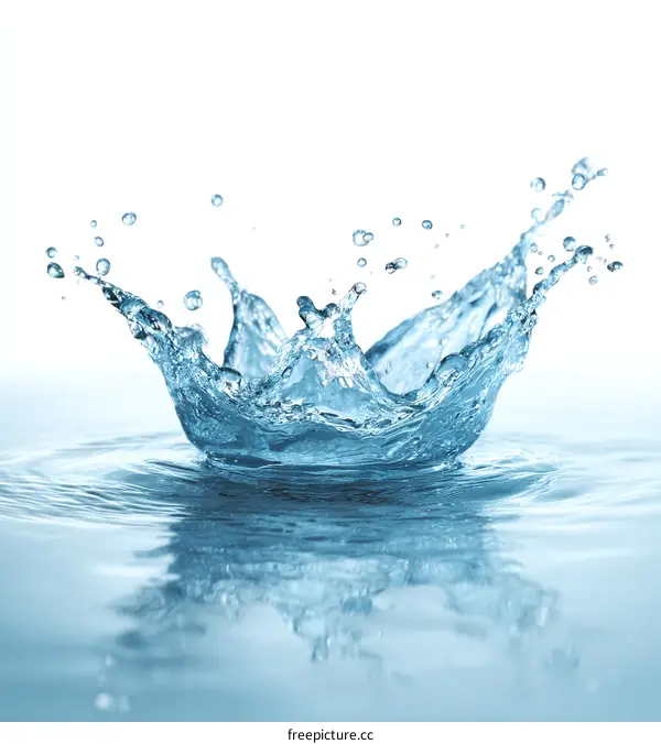 Water Splash Close-up Abstract