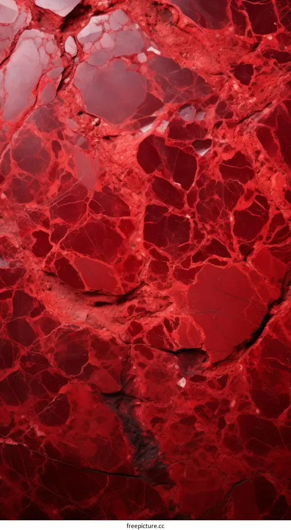 Red marble texture background