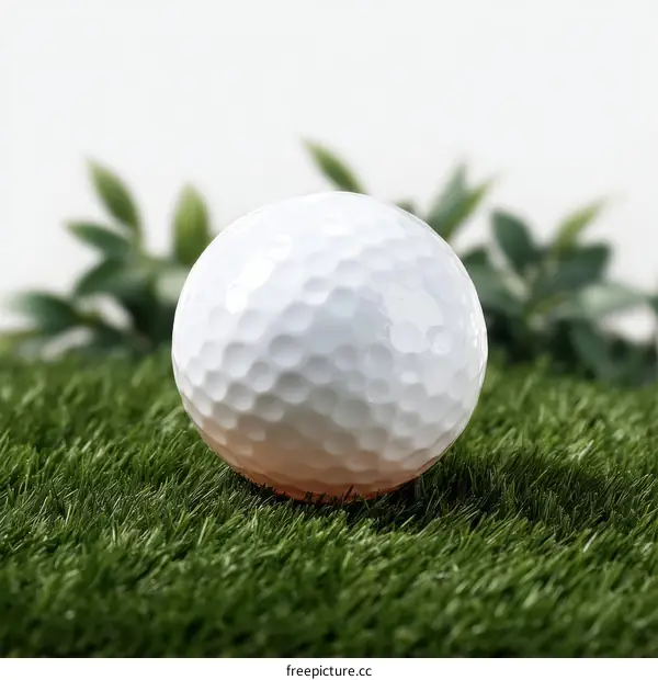 Golf Ball on Artificial Turf