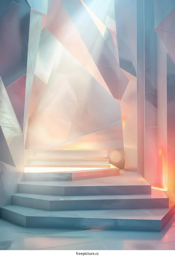 Surreal Futuristic Minimal Background