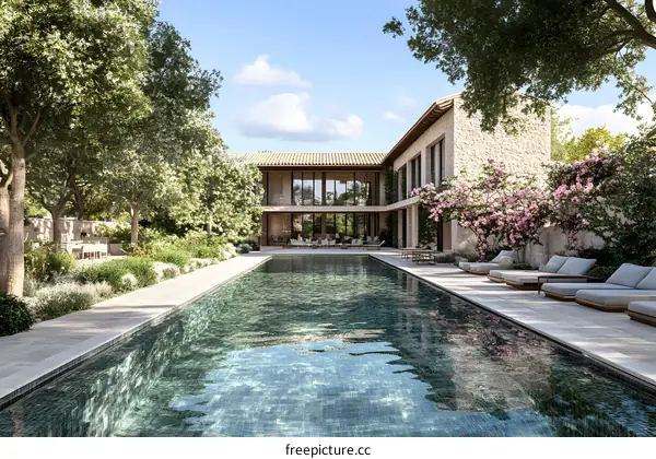 Luxury Villa With Swimming Pool And Garden