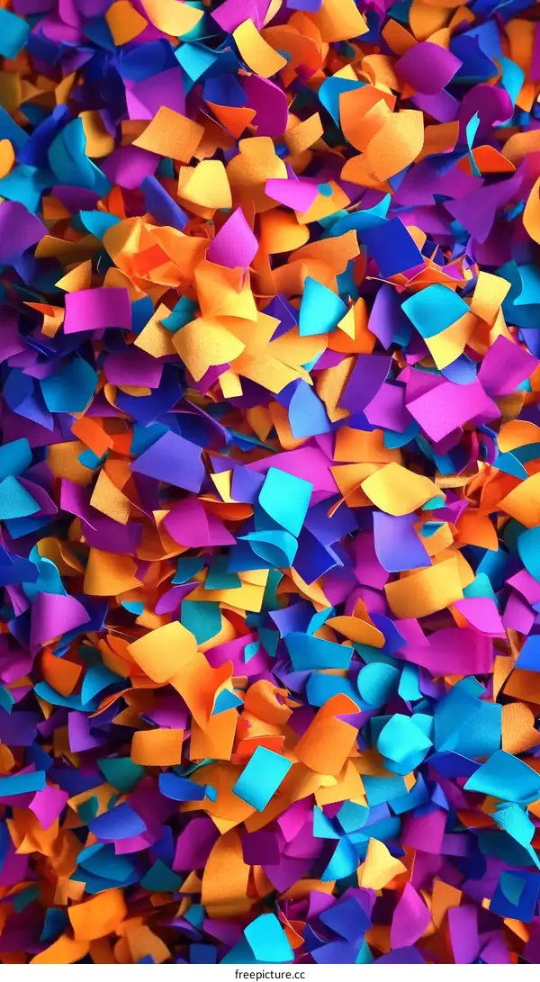 Colorful Confetti Background Image