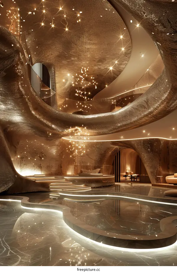 Luxury Interior Design of a Modern Spa