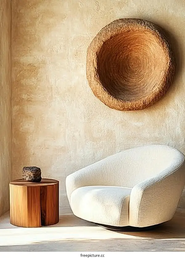 Modern Minimalist Living Room Decor with Natural Elements