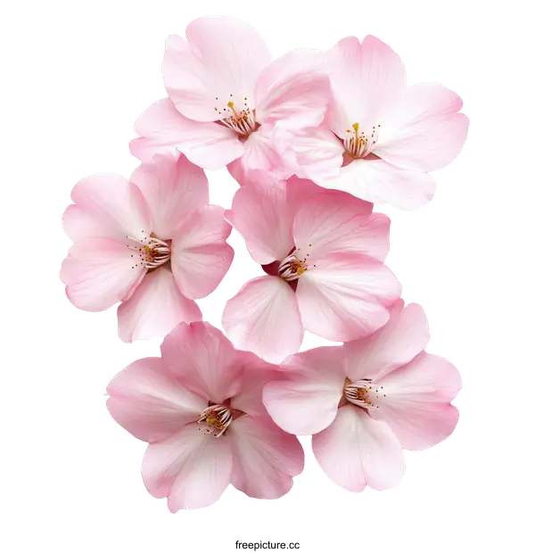 [Transparent Background PNG]Delicate Pink Cherry Blossoms Arrangement