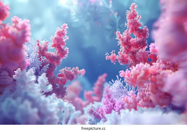 Enchanted Underwater Coral Garden
