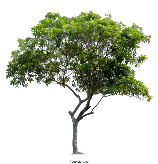 [Transparent Background PNG]Green Tree Isolated On White Background