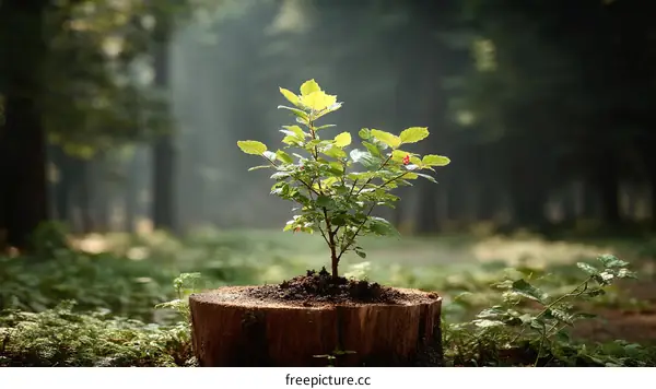 Hopeful Forest Growth Image