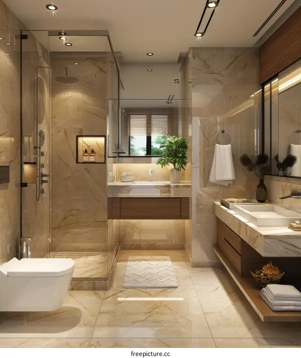 Modern Luxury Bathroom Interior Design