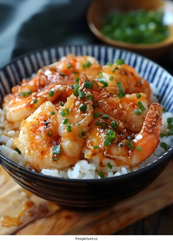 Garlic Butter Shrimp with Rice